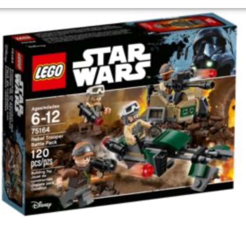 Lego Star Wars rebel trooper battle pack set 75164 new in sealed box 120 pieces
